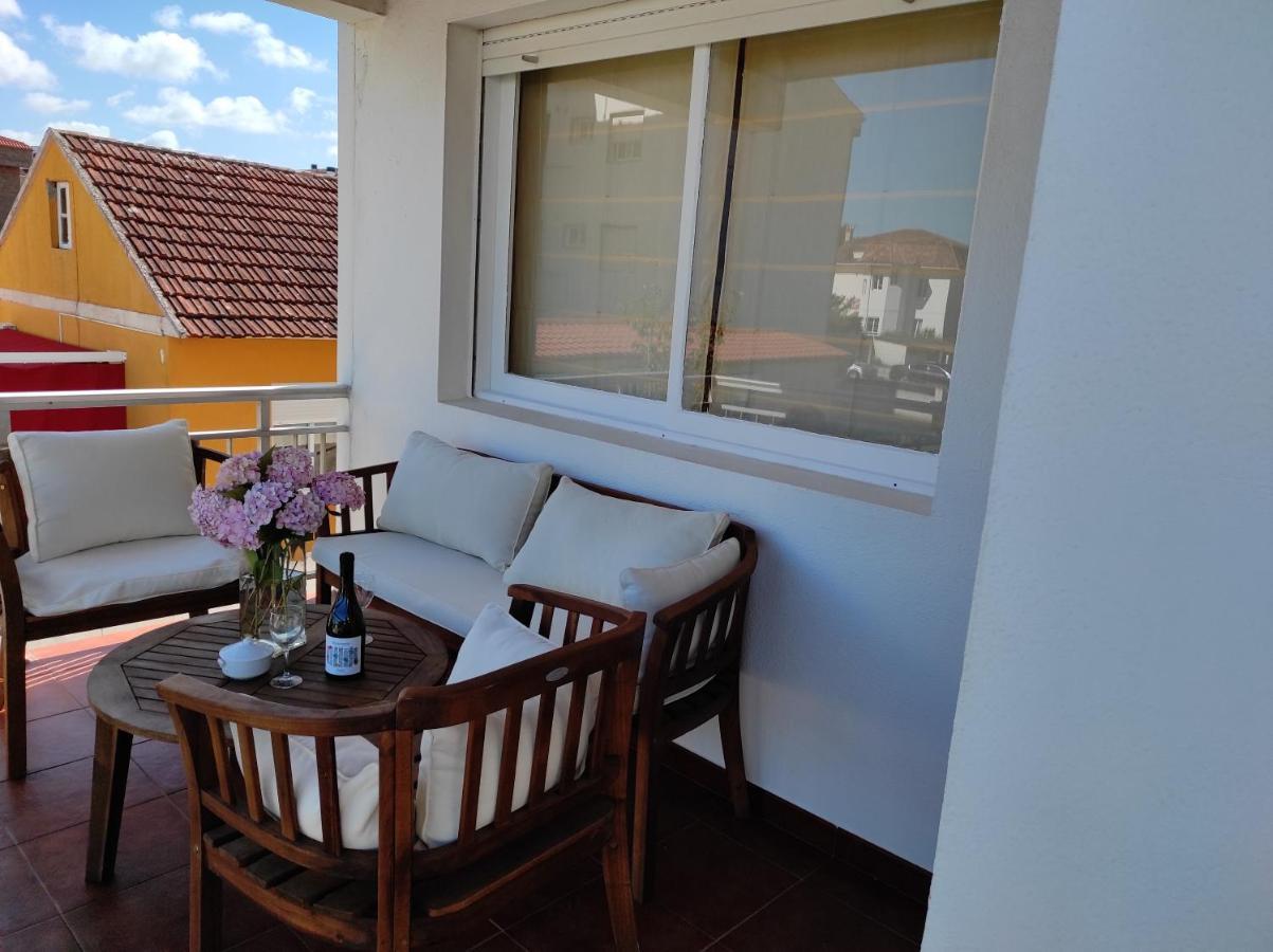 Precioso piso en playa America con jardin privado. Nigrán Exterior foto