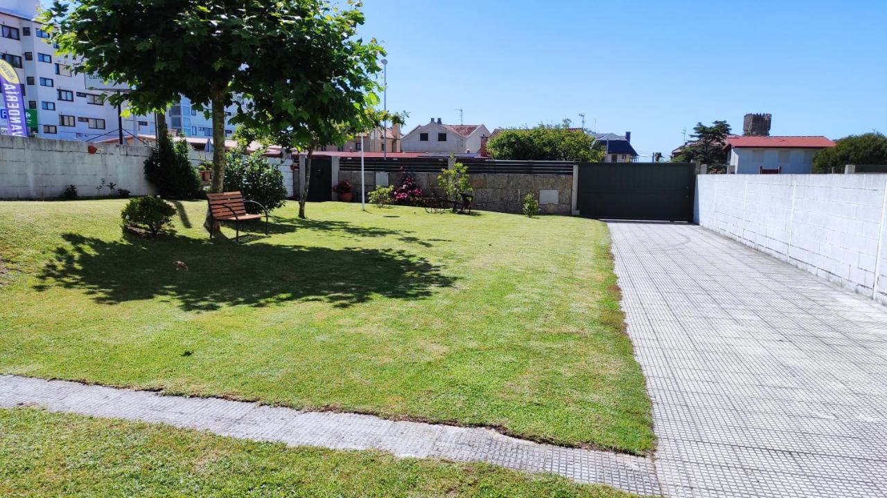 Precioso piso en playa America con jardin privado. Nigrán Exterior foto